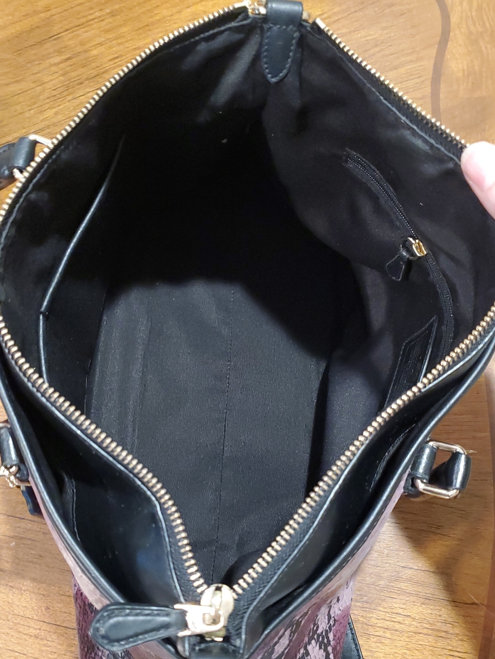 Coach Python Embossed Morgan Satchel - Picture 10 of 16